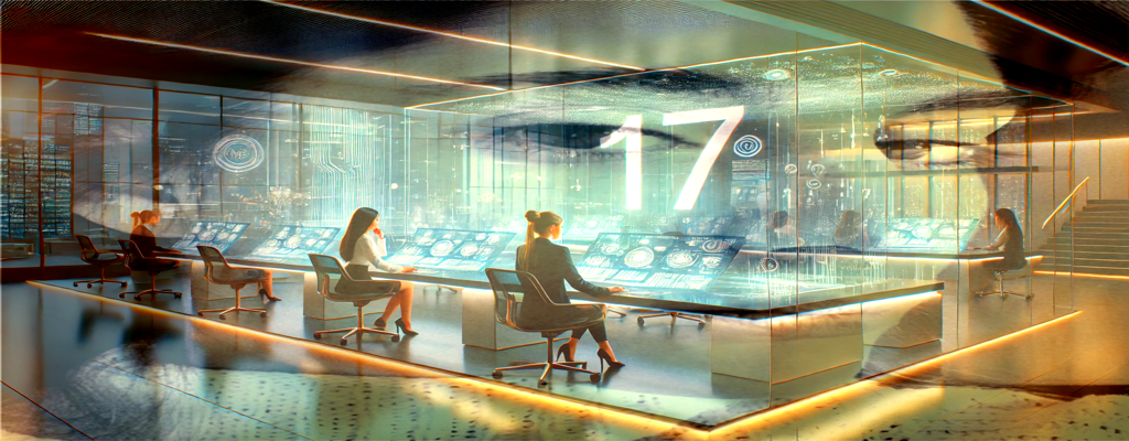 Team che collabora in un ambiente creativo